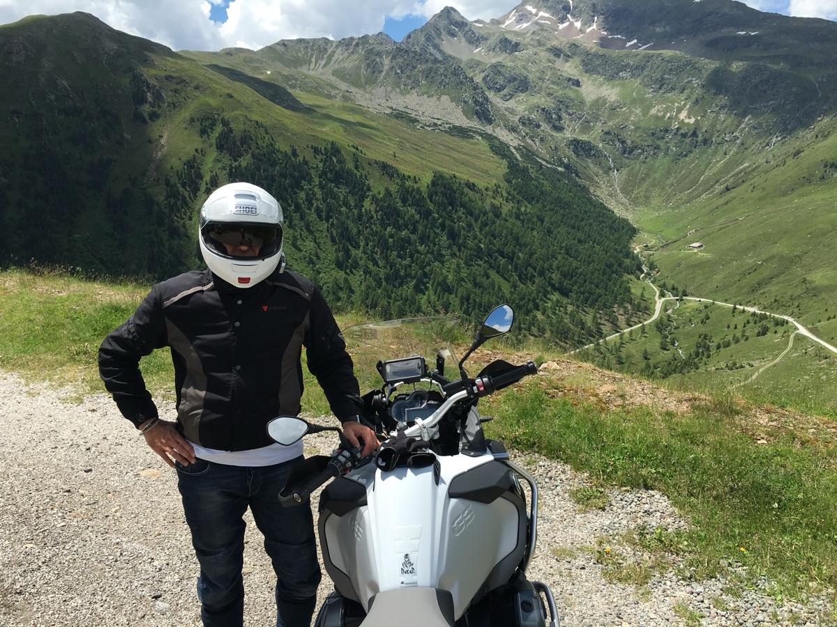 In sosta sulle Alpi